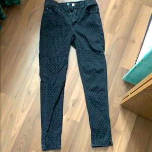 Polka dot jeans